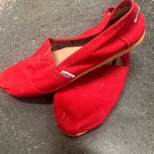 TOMS Women's Vibrant Red Espadrilles